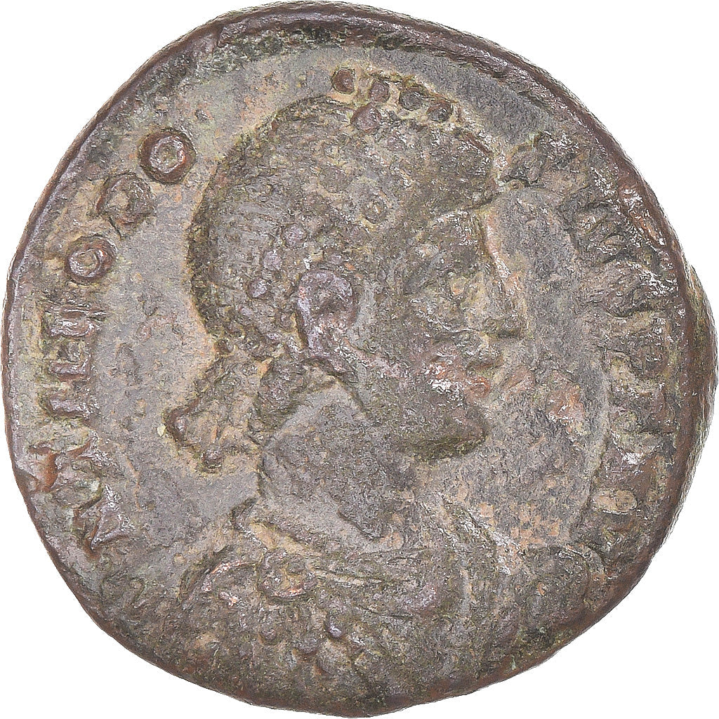 Mince,
Theodosius I.,
Follis