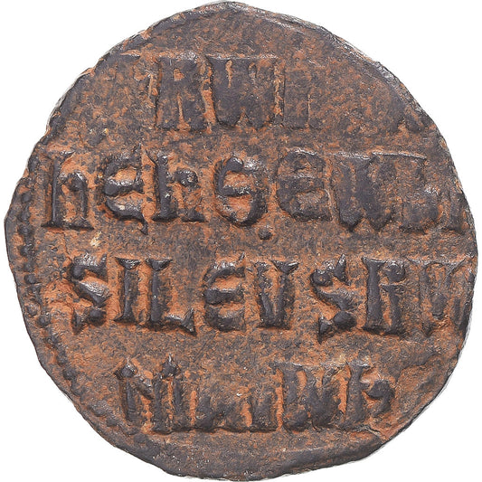 Mince,
Konstantin VII s Romanem I.
Follis