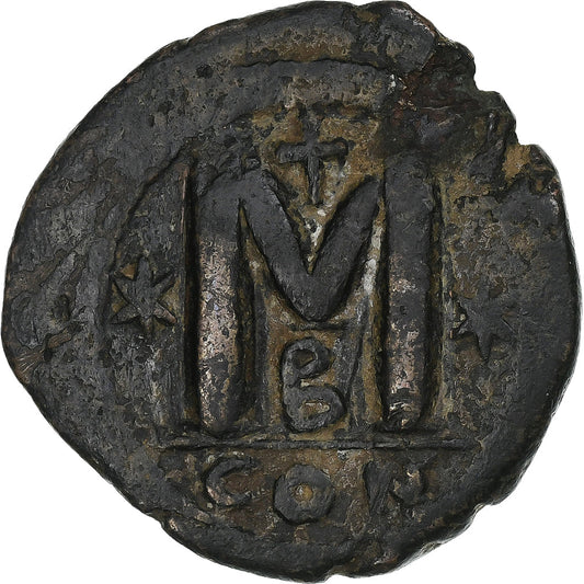 Justinian já,
Follis,
527-565